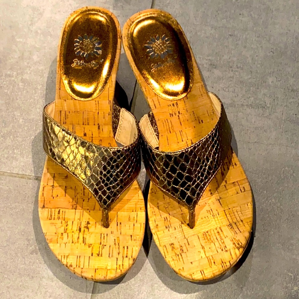 Women Sandals Yellow Box Boogie-S Size 8M